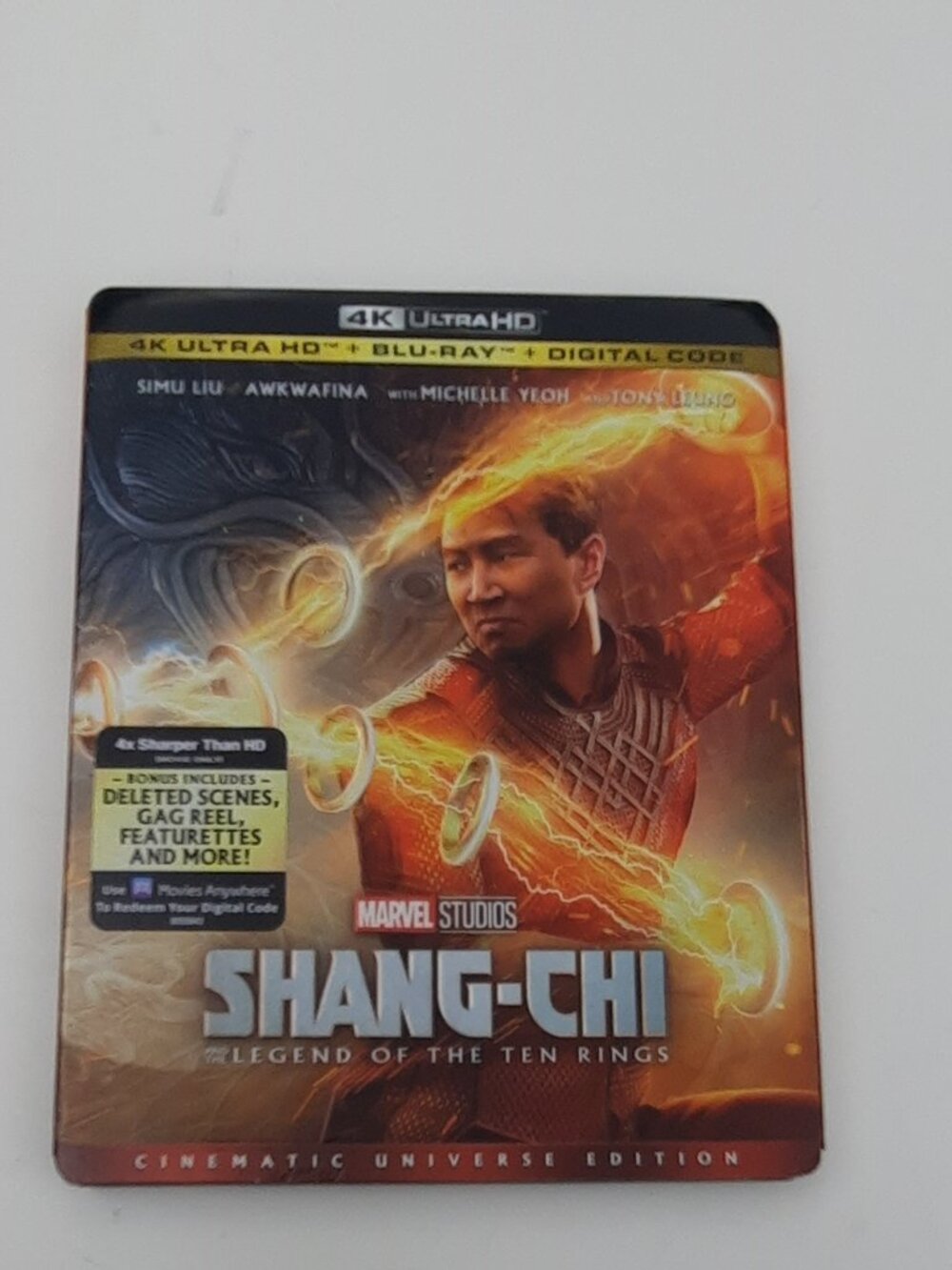 Shang-Chi Legend of the Ten Rings 4K Ultra HD Blu-ray Marvel